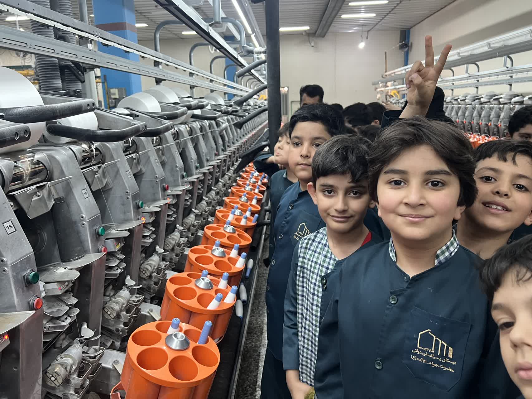 بازدید از کارخانه نخ آفتاب